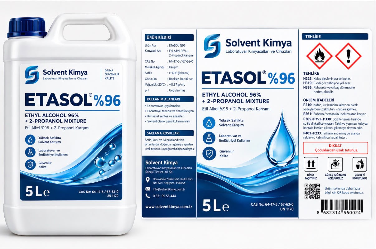 ETASOL 96 % Pur. Gr. 5 lt PLS (HDPE)
